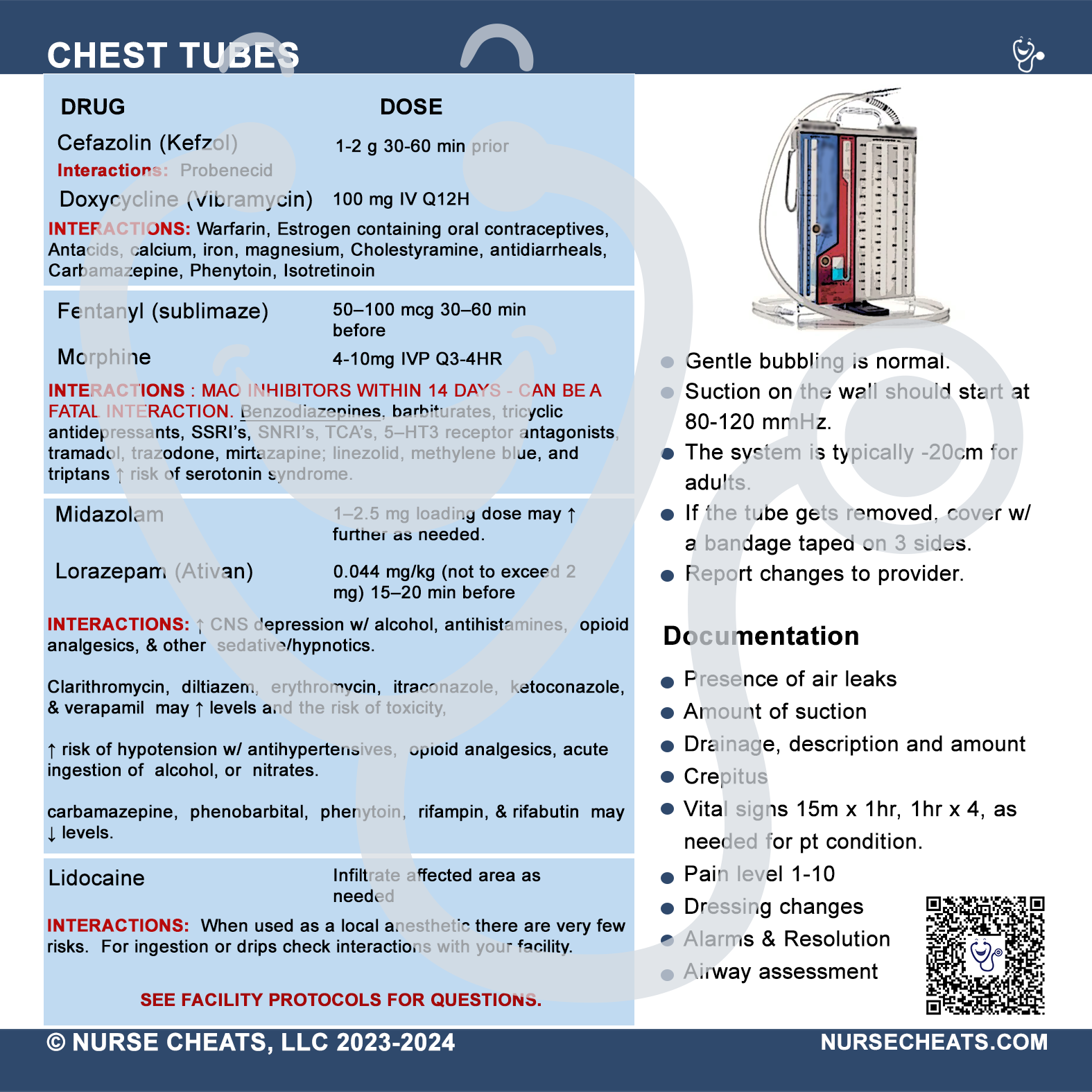 Chest Tube Badge
