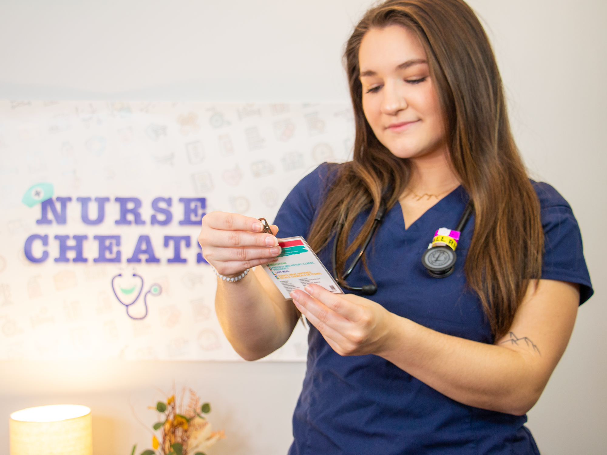 This badge companion contains the primary and secondary surveys conducted during trauma cases in the Emergency Room.