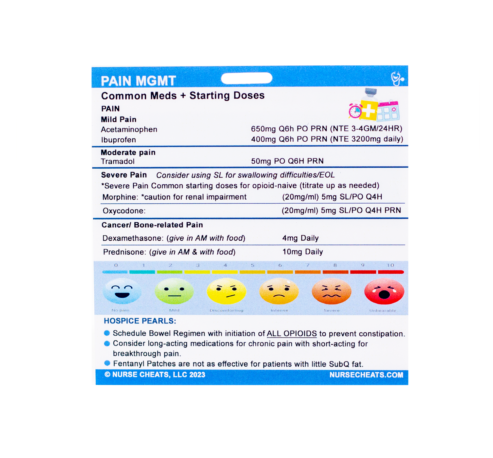 Our Ultimate Hospice resource bundle for Hospice Nurses includes our best-selling Symptom Management badge buddy.
