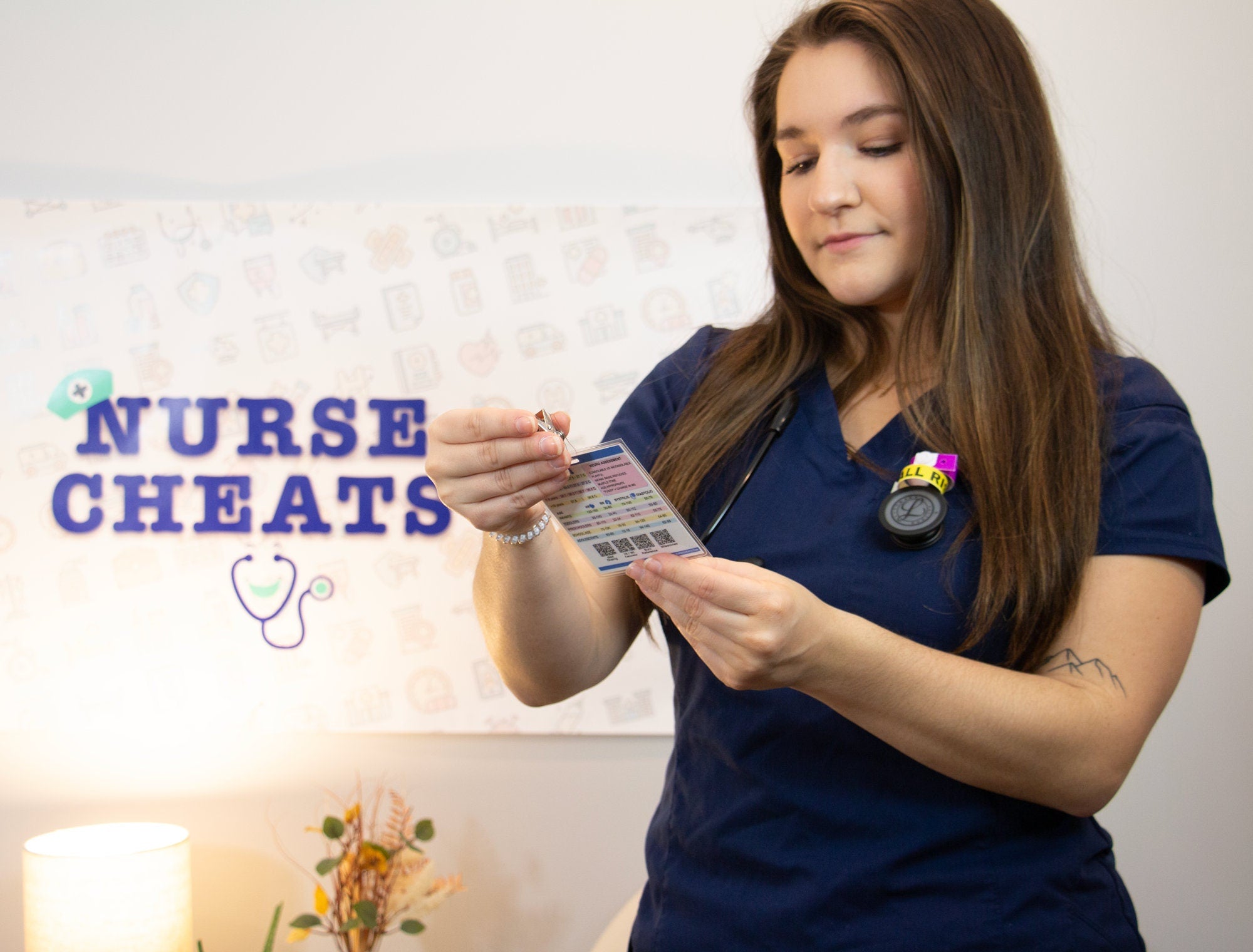 Our pediatric badge buddy is helpful for pediatric nurses.