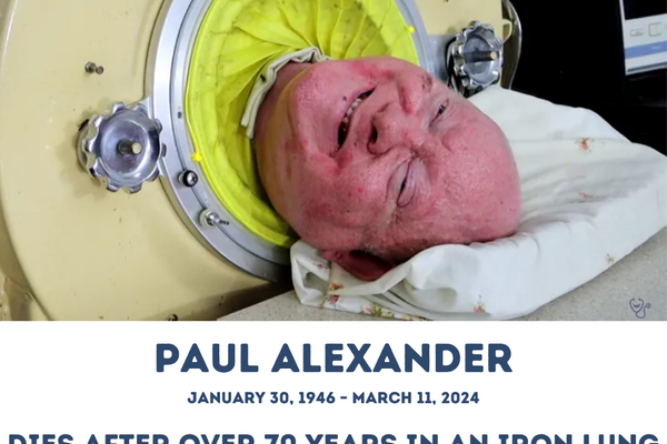 Paul Alexander Man in Iron Lung Dies 70 years inside