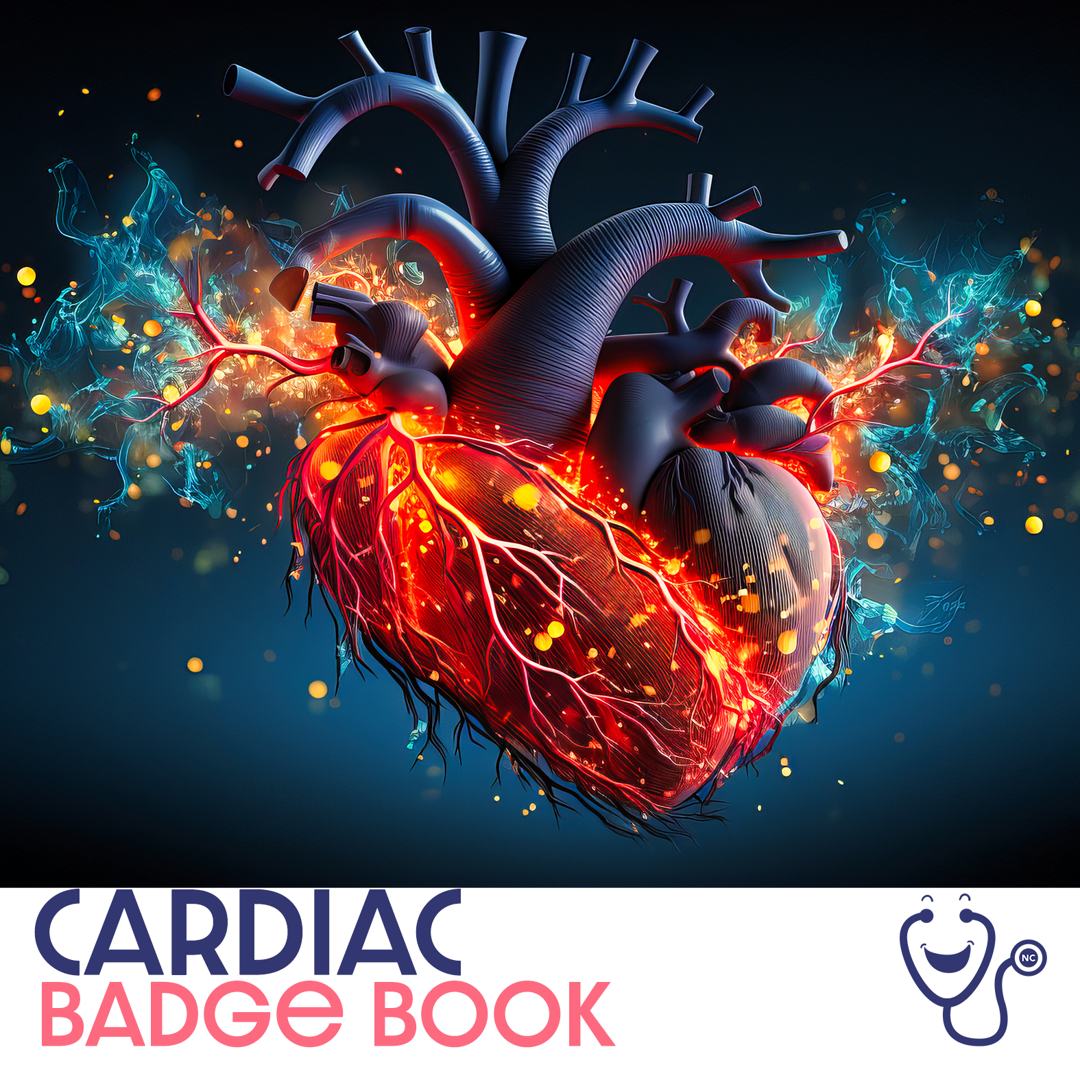 The standard edition of our cardiac badge book contains EKG tips, EKG Rhythms, Bradycardia, Tachycardia, MI, Levophed, and Cardiac Drips. (Our drips section has been confirmed by a board-certified Pharmacist.). This will ship on April 5, 2024.