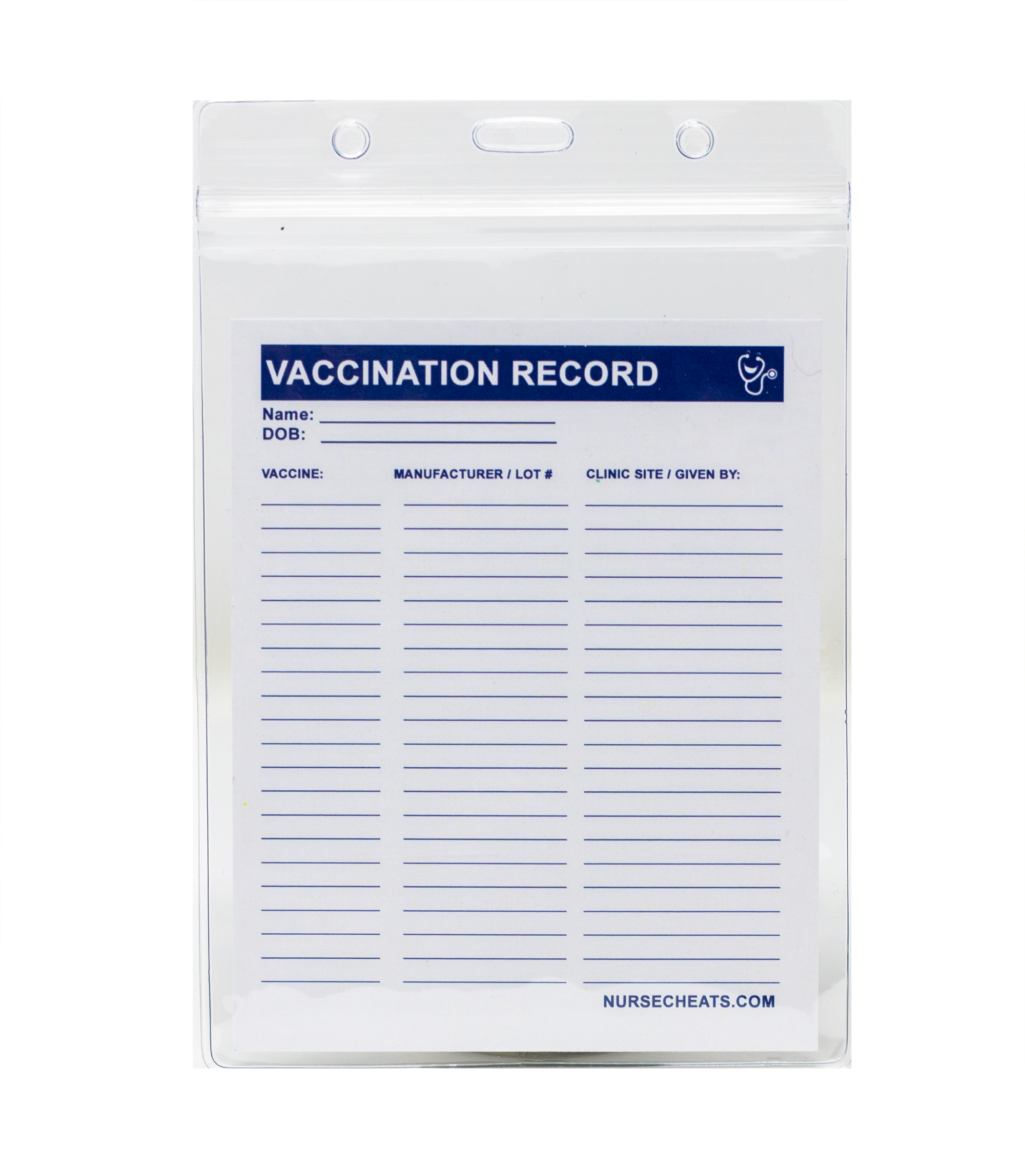 Employment - Vaccine Record with Holder