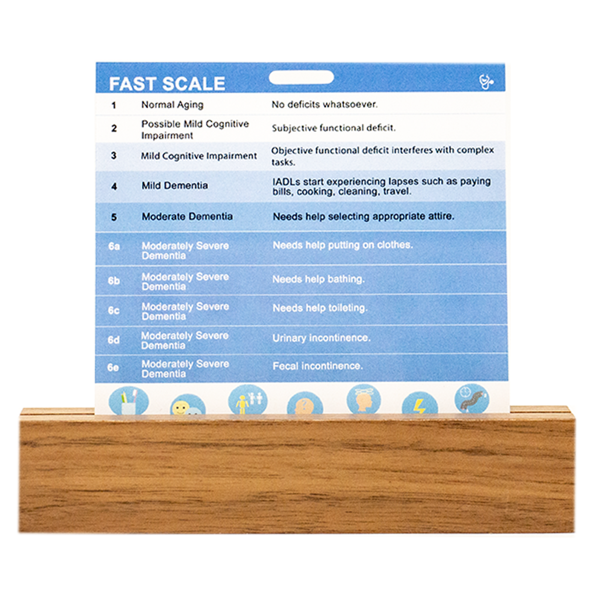 Fast E Scale Hospice FAST Scale Badge Companion